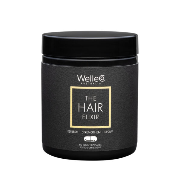 WELLECO The Hair Elixir - 60 kapsułek - Eliksir na włosy - suplement na włosy | Adaptogeny | Suplementy na skórę, włosy, paznokcie | Welleco | Włosy | Nowości | Suplementy Wellness | Suplementy w kapsułkach