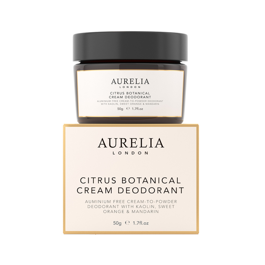 AURELIA LONDON Citrus Botanical Cream Deodorant - Dezodorant naturalny w kremie cytrusowy - 50g -  | Produkty archiwalne | Promocje | Aurelia London | Ciało | Kosmetyki wegańskie | Dezodoranty naturalne | The Silencio