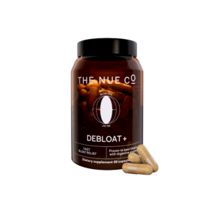 The Nue Co. DEBLOAT+ 60 kapsułek - Suplement na wzdęcia, IBS.  Suplement z enzymami trawiennymi | Suplementy na jelita i wzdęcia | Suplementy na odporność | The Nue Co. | Nowości | Suplementy Wellness | Suplementy wegańskie | Suplementy w kapsułkach