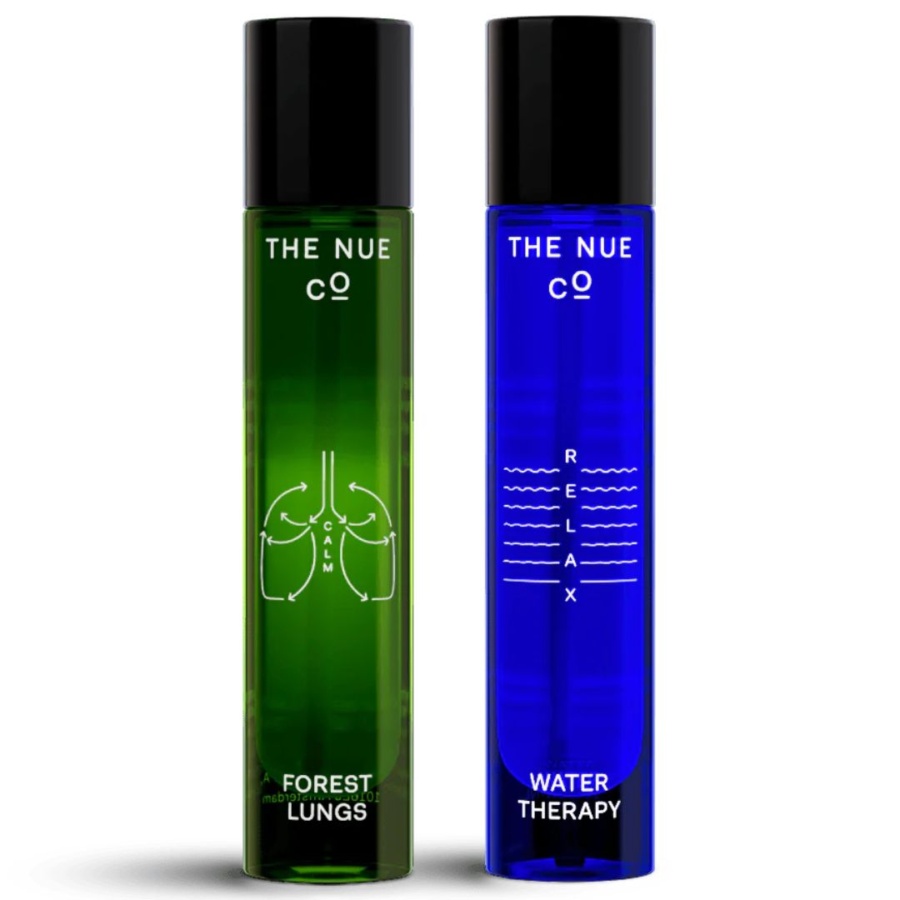 The Nue Co. - Zestaw perfum funkcjonalnych - WATER THERAPY * FOREST LUNGS - 2x10 ml -  | Produkty archiwalne | Promocje | Suplementy na energię i wytrzymałość | Suplementy na pamięć i koncentrację | Suplementy na sen | Suplementy na stres | Suplementy w zapachu | The Nue Co. | Wyciszające | Zapachy funkcjonalne | Nowości | Suplementy Wellness | Suplementy wegańskie | Zestawy kosmetyczne | The Silencio