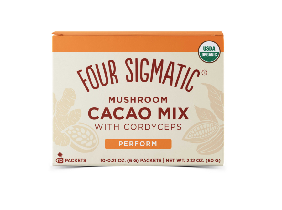 FOUR SIGMATIC Mushroom Cacao Mix with Cordyceps - Kakao z grzybami i adaptogenami Cordyceps - 10 porcji -  | Adaptogeny | Cordyceps | Produkty archiwalne | Promocje | Suplementy na energię i wytrzymałość | Suplementy na pamięć i koncentrację | Four Sigmatic | Suplementy Wellness | The Silencio